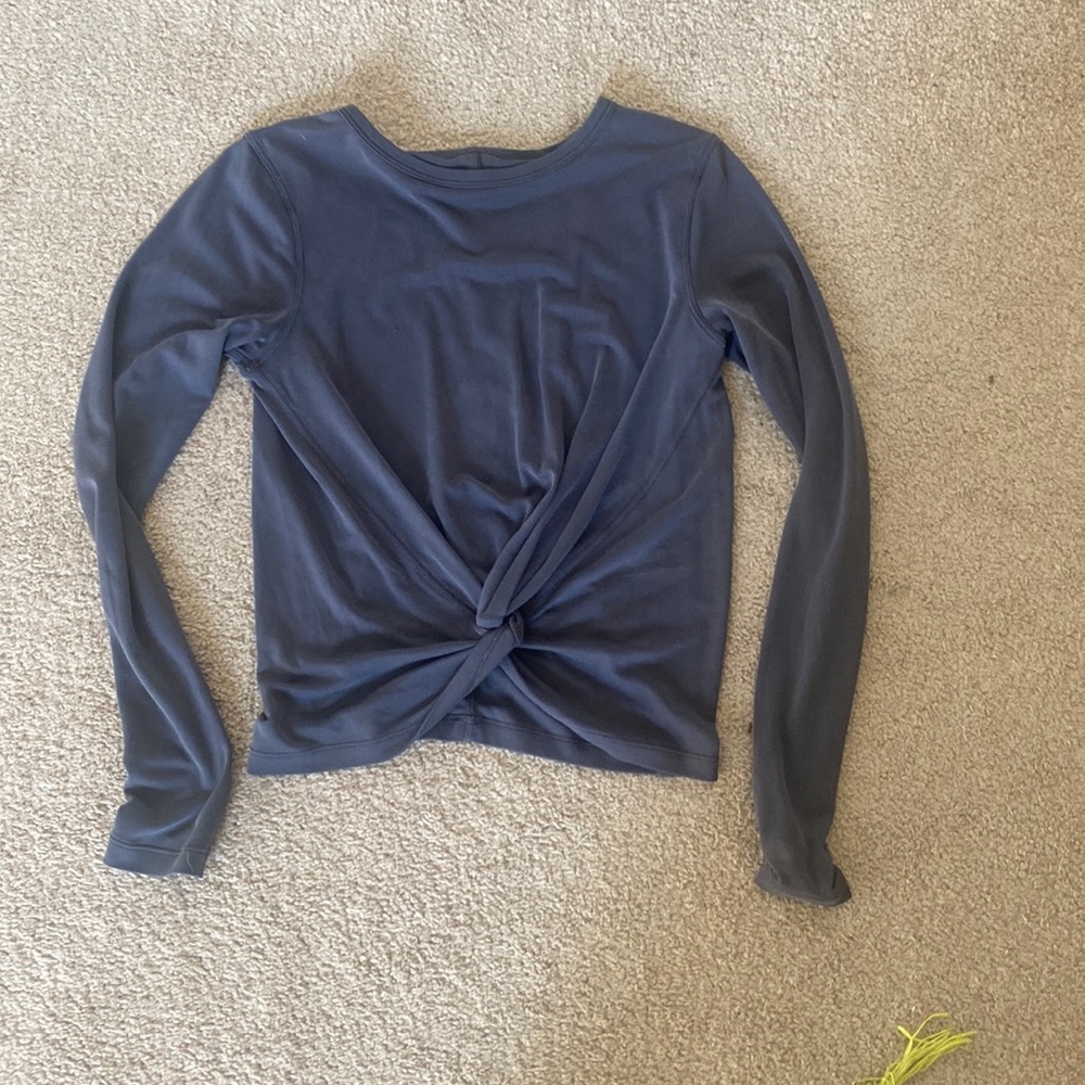 Lululemon Crescent Long Sleeve Shirt Ribbed